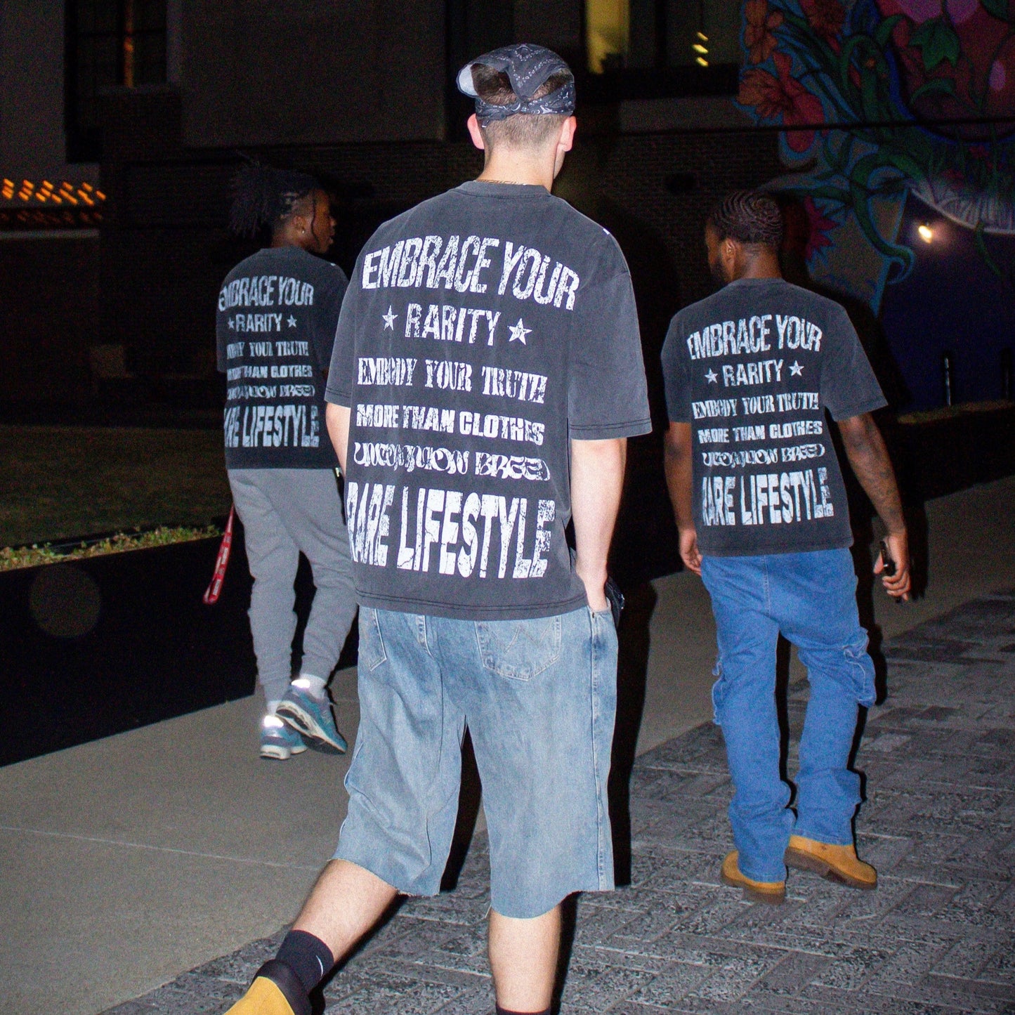 Embrace Your Rarity Oversized Tee - Black image 5