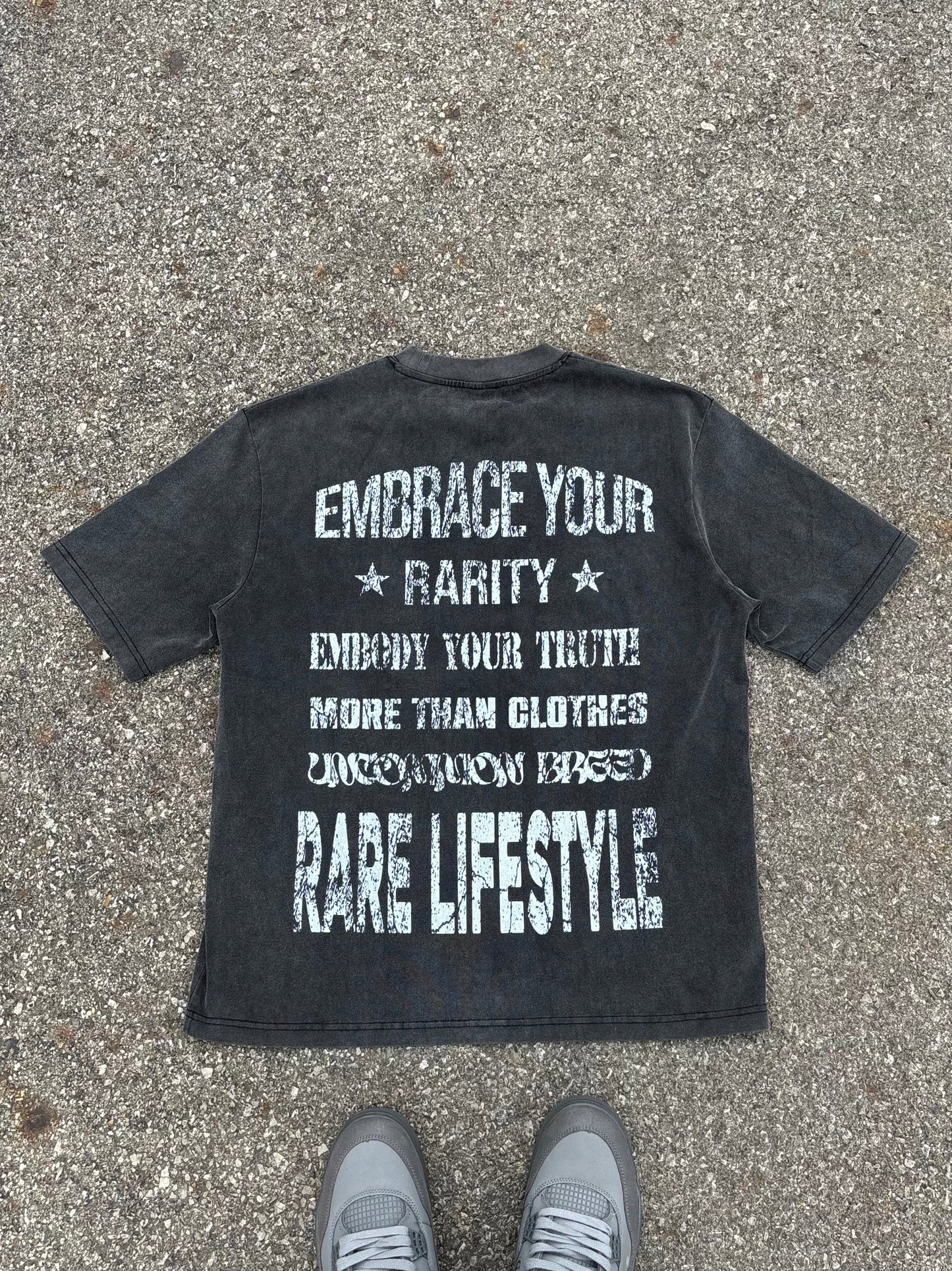 Embrace Your Rarity Oversized Tee - Black  image 2