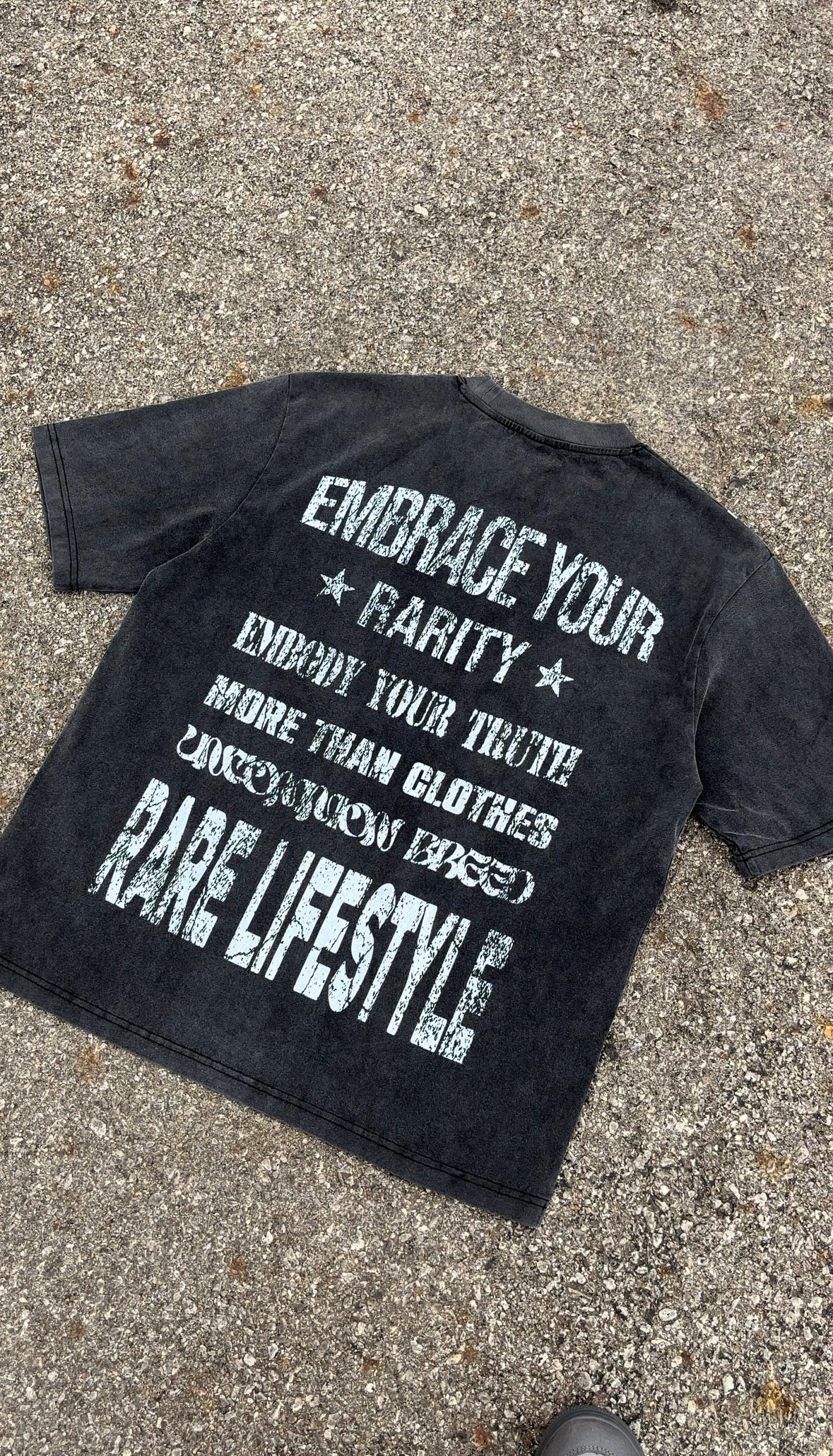 Embrace Your Rarity Oversized Tee - Black  image 3