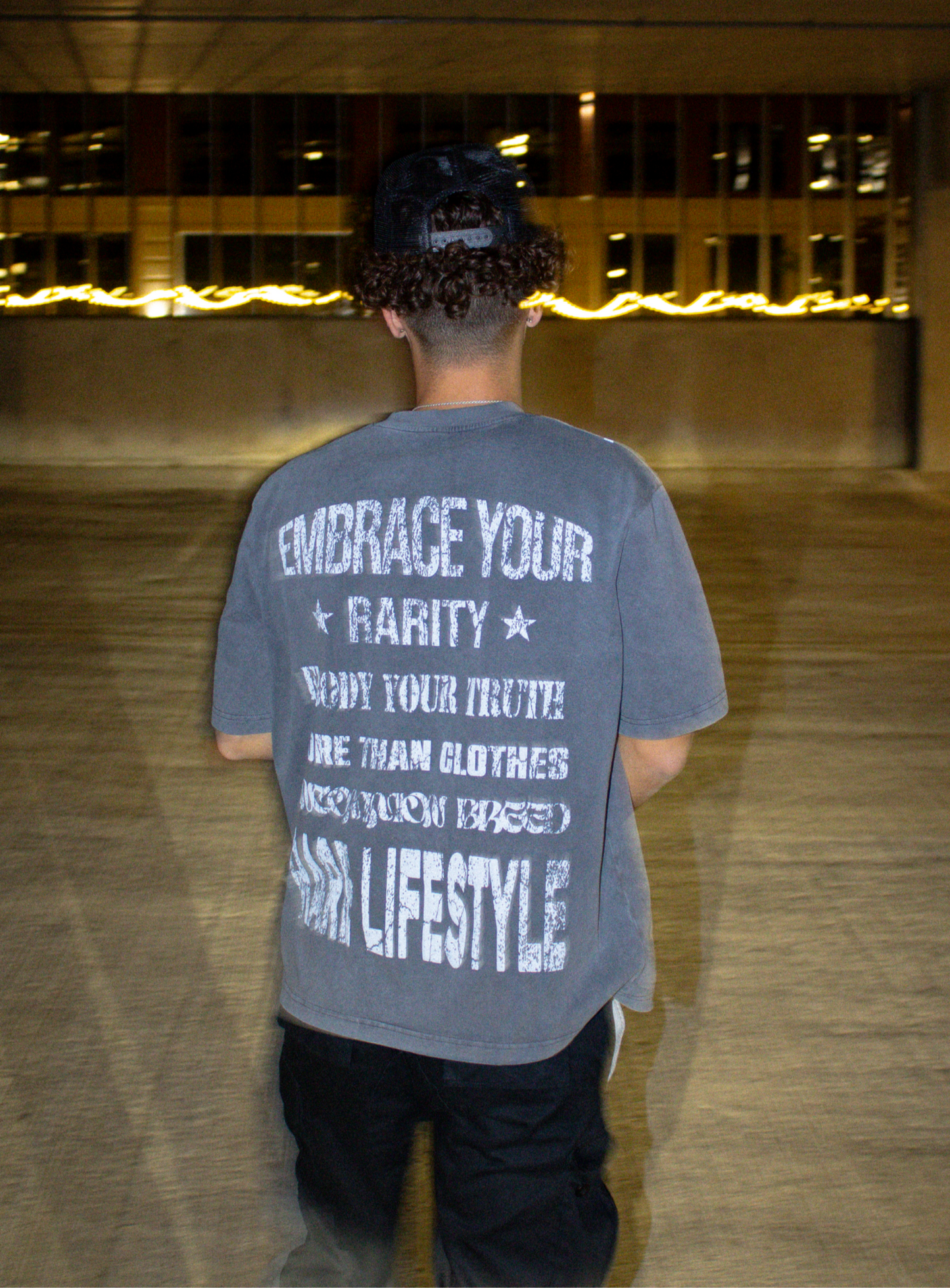 Embrace Your Rarity Oversized Tee - Gray image 5