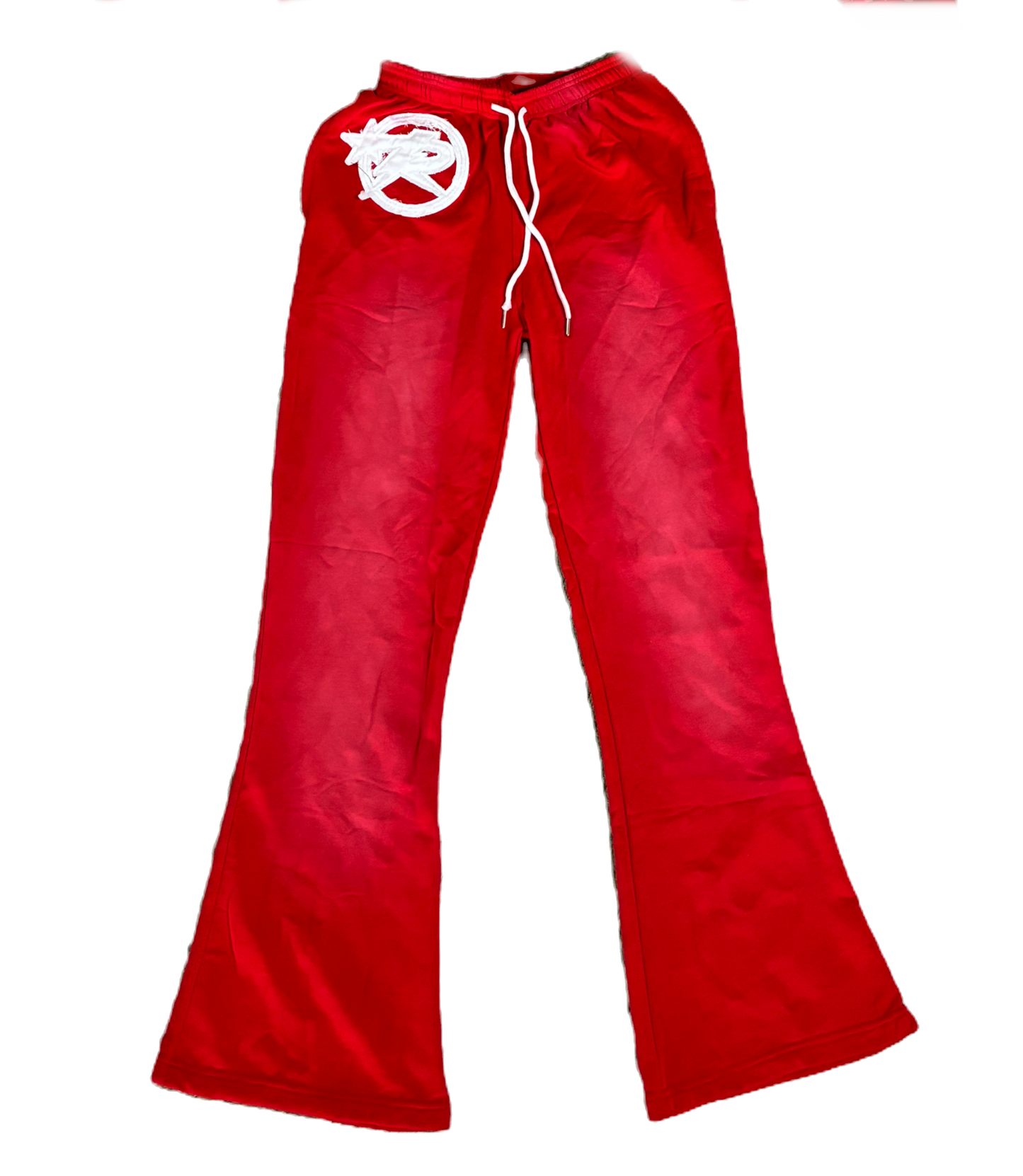 Red flared logo sweats  image 0