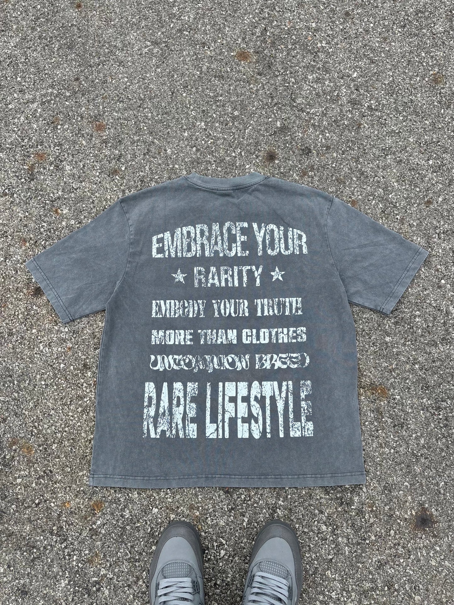 Embrace Your Rarity Oversized Tee - Gray image 2
